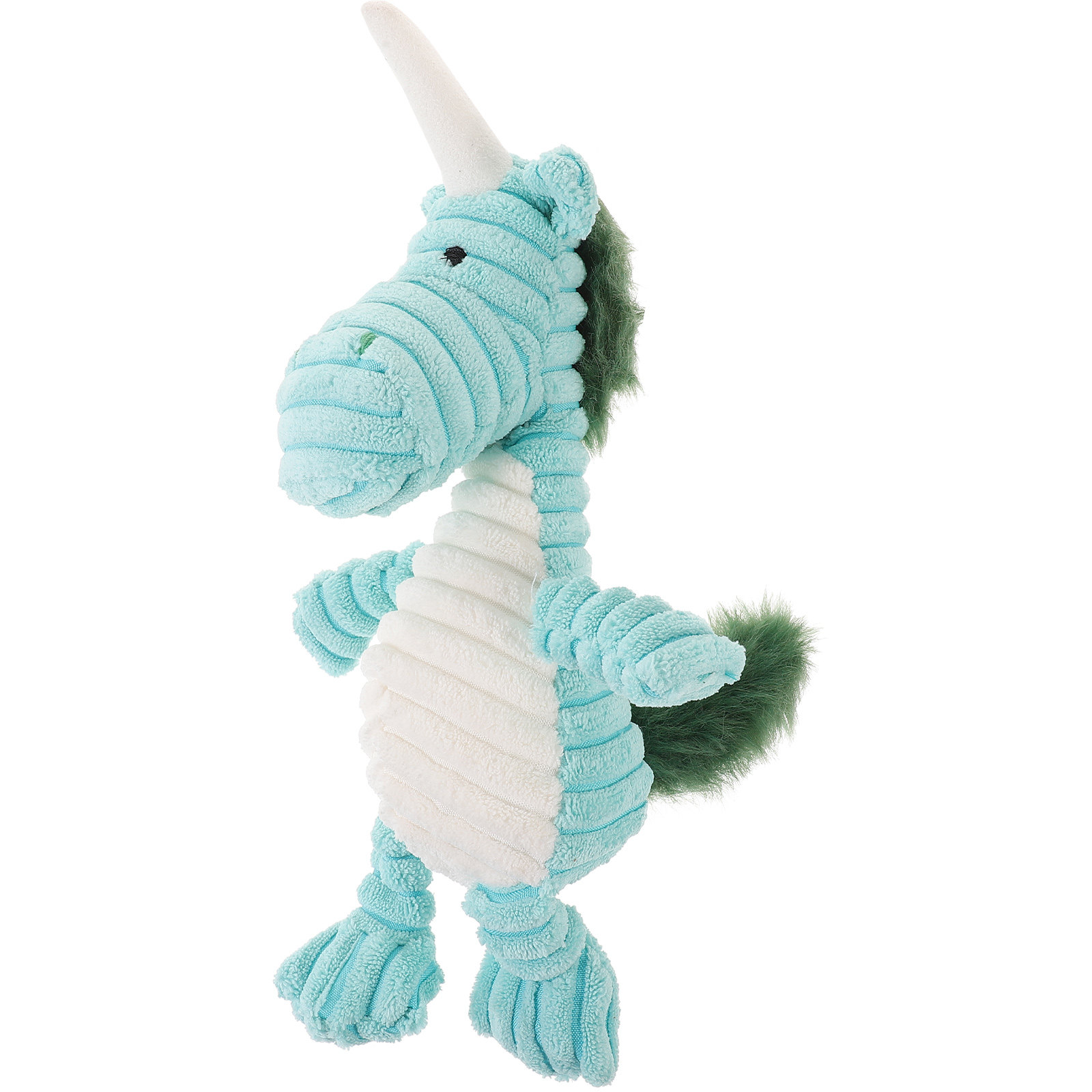 Flying Disc Dog Training Toy - Çizgili Unicorn Peluş Ses Çıkaran Köpek