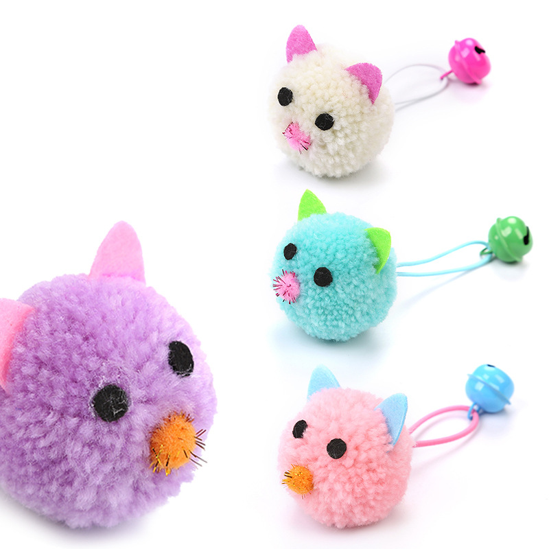 Catnip Interactive Plush Mouse - Yeni Fare Şeklinde Kedi Oyuncağı, Çanlı