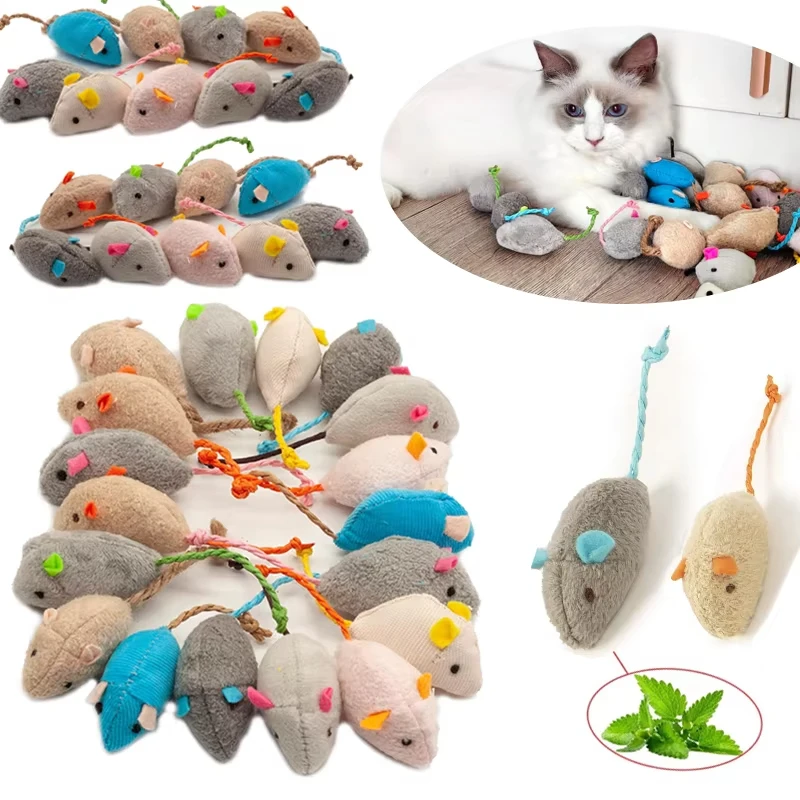 5 adet çıngıraklı kedi oyuncağ - Catnip Interactive Plush Mouse incelemesi ve fiyatı