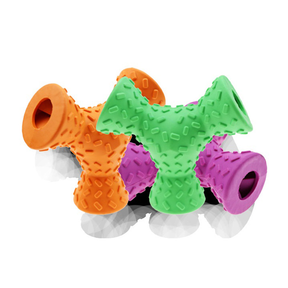 1 Adet Köpekler İçin Üçgen Şek - Rubber Treat Dispensing Dog Toy incelemesi ve fiyatı